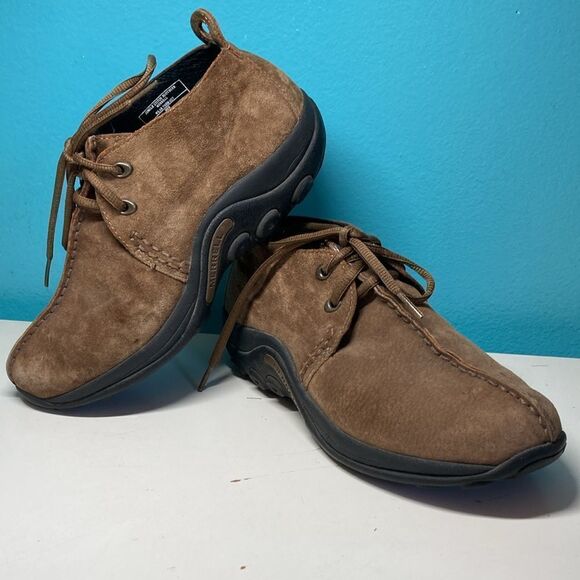 Merrell Booties Brown Suede Size 40 Mens 7 Women’s 9 Jungle Stitch Root Beer Moc main image 10